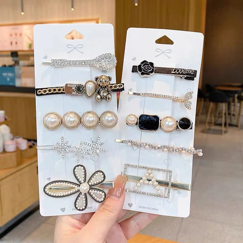 Kit com 5 Presilhas Tic Tac Femininas de Luxo