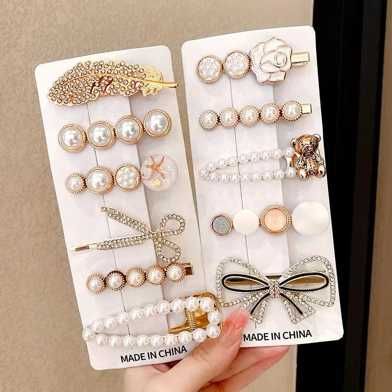 Kit com 5 Presilhas Tic Tac Femininas de Luxo