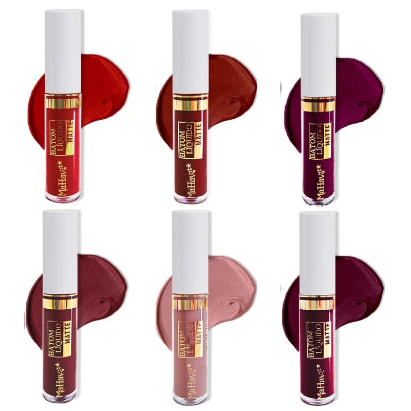 Batom Líquido Matte Mahav Touch Velvety | Alta Pigmentação e Toque Aveludado 💄